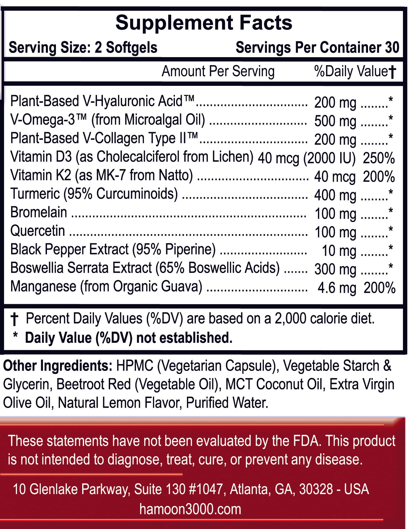 Joint, Cartilage, and Mobility Health Softgels